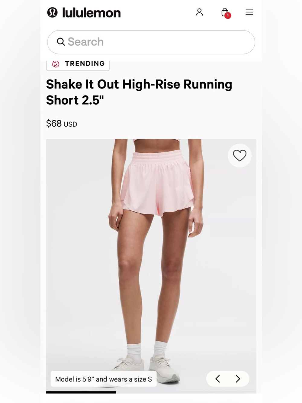 NWT Lululemon Shake It Out shorts 🔥